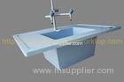 Ice blue epoxy undermount sink