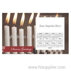 Printed White Candles 8.5inch X 5.25inch Magnets