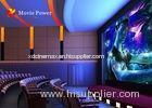 Fog Smell Fire Imax 4D Home Theater 4D Dynamic Cinema With Black Vibration Chairs