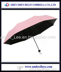 3 Fold Water flower Color changing umbrella mini bag ladies umbrellas