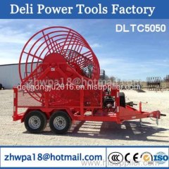 Self Loading Cable Trailer Cable and Pipe Laying Equipment