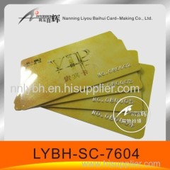 China manufacturer CR80 standard matt/matte pvc card for loyalty building plan