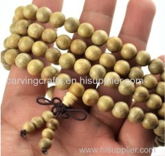 6mm 108pcs wooden loose Round beads Machilus hand string for jewelry bead bracelet Buddha beads lucky