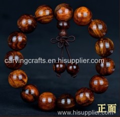 Vietnam pear wood Buddha beads-Yellow pear Wood hand string