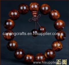 Vietnam pear wood Buddha beads-Yellow pear Wood hand string