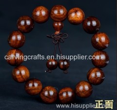 Vietnam pear wood Buddha beads-Yellow pear Wood hand string