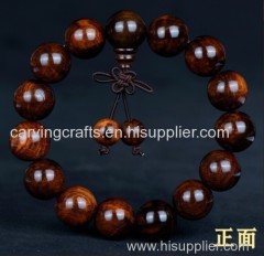 Vietnam pear wood Buddha beads-Yellow pear Wooden bracelet