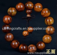 Vietnam pear wood Buddha beads-Yellow pear Wooden bracelet