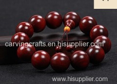India lobular Rosewood smooth bead bracelet for men and women section 20MM Sandalwood Hand string dalbergia wood beads b