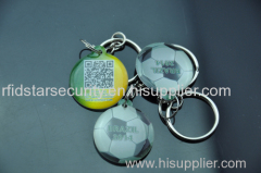 Access control ABS/epoxy/PVC RFID contactless identification keyfob tag