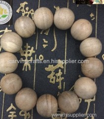 Malaysia natural agarwood hand string aloes bead bracelet eaglewood bead hand bead for men 16mm*14pcs