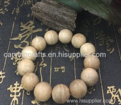 Malaysia natural agarwood hand string aloes bead bracelet eaglewood bead hand bead for men 16mm*14pcs