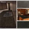 Black Veins Artificial Quartz Stone Table Tops