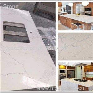 Natural Marble Vein Quartz Stone Kitchen Countertop