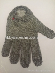 cut resistant gloves/industry gloves/Chainmail mesh gloves