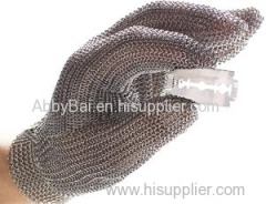 Metal mesh gloves/Chainmail gloves/Stainless steel mesh gloves/Anti cut gloves
