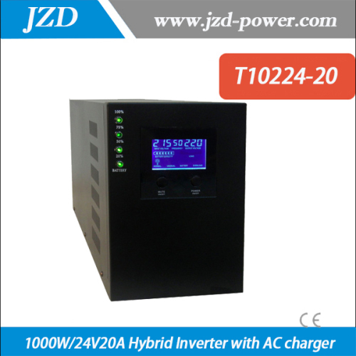 1000W/24V20A Solar Hybrid Inverter 1000W inverter built in 24V20A solar charger controller