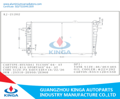 Auto Aluminum Radiators for HYUNDAI TUCSON 2004/KIA SPORTAGE 2004(25310-2E950/2E960)