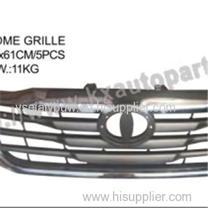 TOYOTA HILUX VIGO 2012 HALF CHROME GRILLE