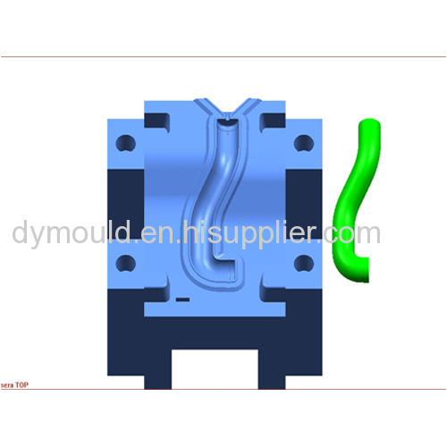 Blow molding plastic mould J