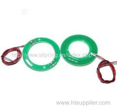 slip ring with Through Bore 46.0mm JINPAT PCB rotary joint with 2 wire for exhibit