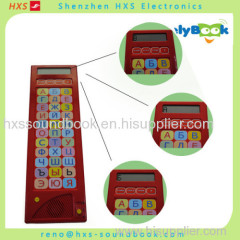Factory supply music box toy sound pad with display screen/ sound books manufacturer