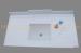 White color Laboratory Furniture corner countertop with damp proofing