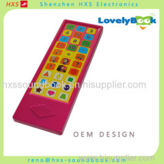 30-Buttons music box/voice box for children books