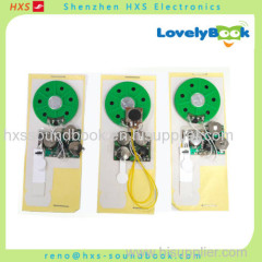 Customized happy birthday greeting card sound module