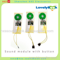 Customized happy birthday greeting card sound module