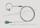 SS Hoop Pipe Clamp Thermocouple Type K For Petroleum Chemical Industry