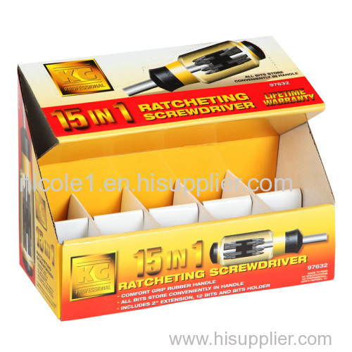 High quality corrugated material and lamination small display box