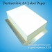 China Supply Destructible vinyl label Security Label Paper A4 Size Self Adhesive Destructive Label Sticker Paper