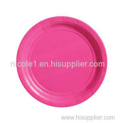 Disposable Paper Plate with Color Printing