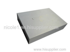 Magnetic buckle hardbound box