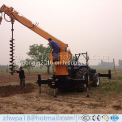 China supplier tractor auger drilling Hydraulic digging machin