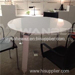 Big Round Solid Surface Dining Table