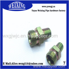 straight tube with outside threads male equal coupling