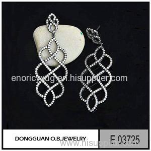E3725 Black Rhodium Earrings