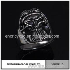 SR0016 Men Gay Stainless Steel The Expendables Skull Ring