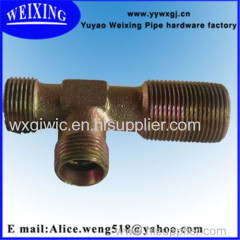 male equal coupling nipple allotype three-piece coupling hose hydraulic fitting