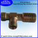 male equal coupling nipple allotype three-piece coupling hose hydraulic fitting