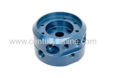 CNC Precision Hardware Blue Color Steel Part