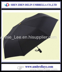 Double layer pretty painting three fold umbrella high quality oil pattern 3 fold umbrella