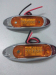 AMBER/RED Waterproof Side Marker Lights Clearance Lamp Trailer 3 LED 12V
