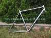 titanium road bicycle frame with handing brush finished road bike frame