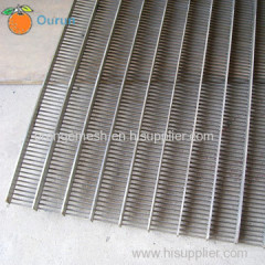 Wedge Wire (Vee-Shaped or V wires) Flat Screen Panel