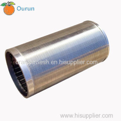 High Flow Continuous Slot Welded Wedge Wire Screen Cylinders