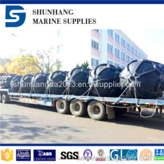 Rubber fender used for protecting ships and docks