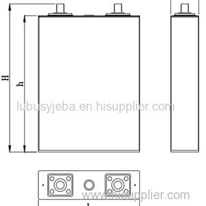 3.2V 60Ah LiFePO4 Battery For Solar Street Light